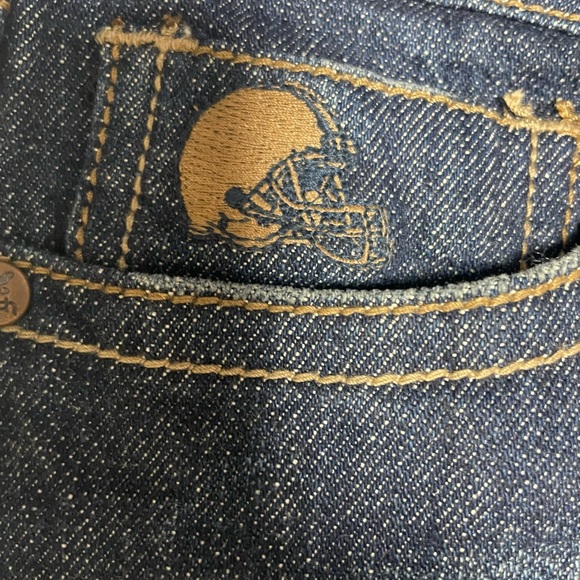 NFL Cleveland Browns Bootcut Denim Jeans Womens 30 - Picture 6 of 12